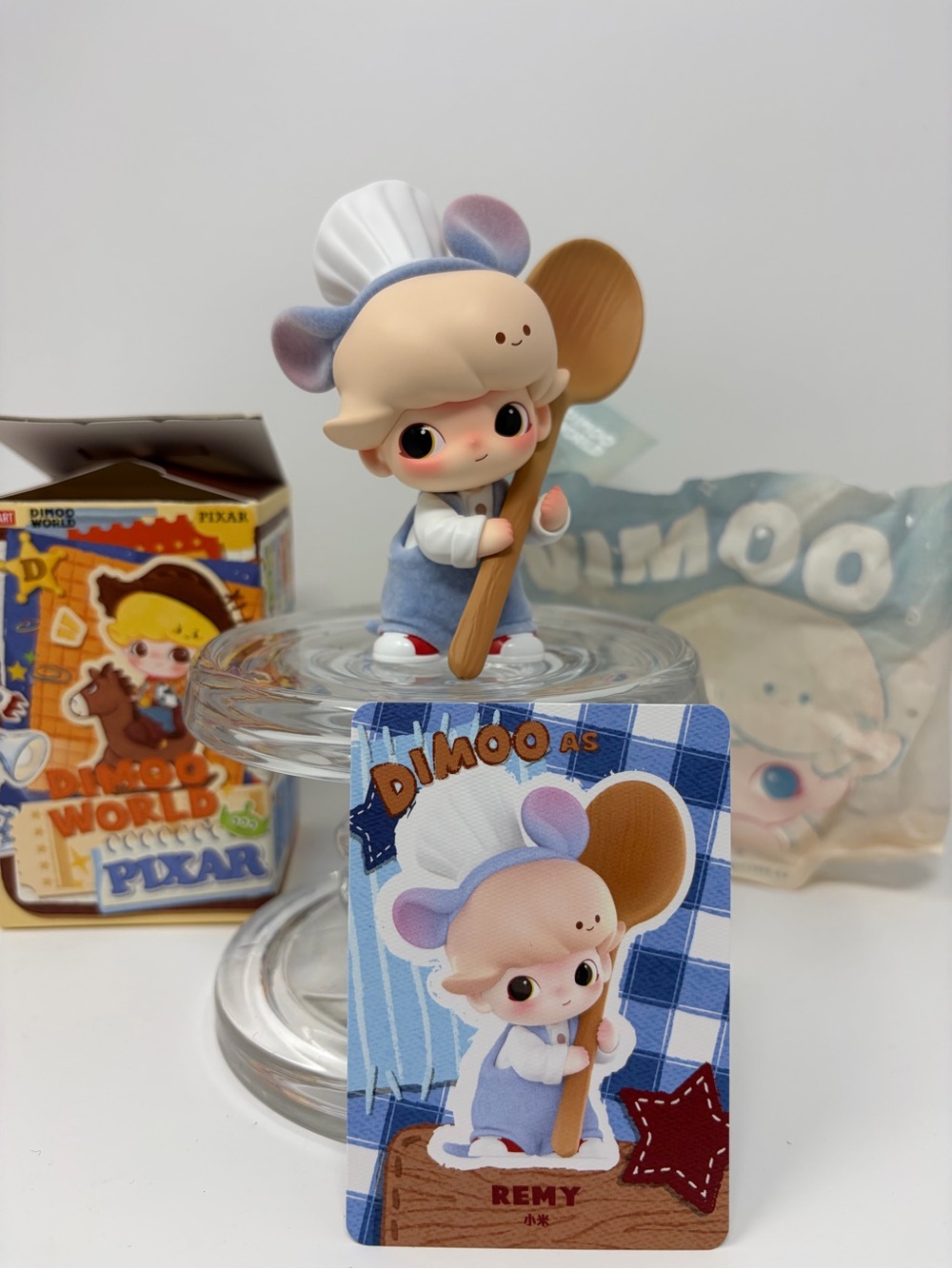 DIMOO REMI Popmart DIMOO WORLD OF PIXAR Series Vinyl Figure RATATOUILLE